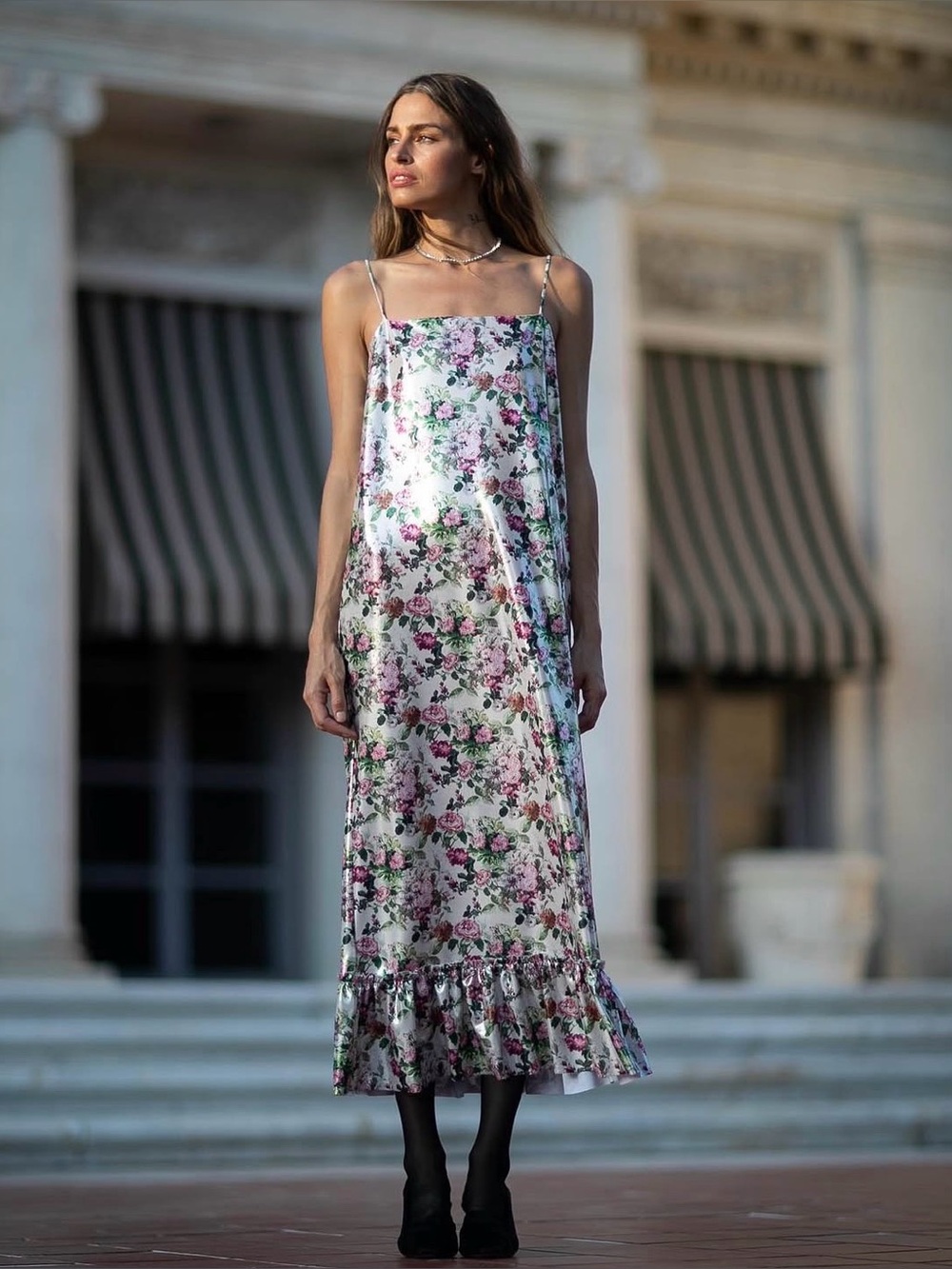 Damaris Bailey Mirabella Floral Print Dress Medium
